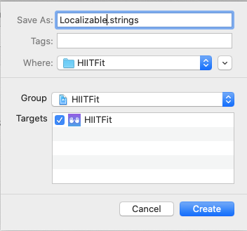 File name must be Localizable.strings.