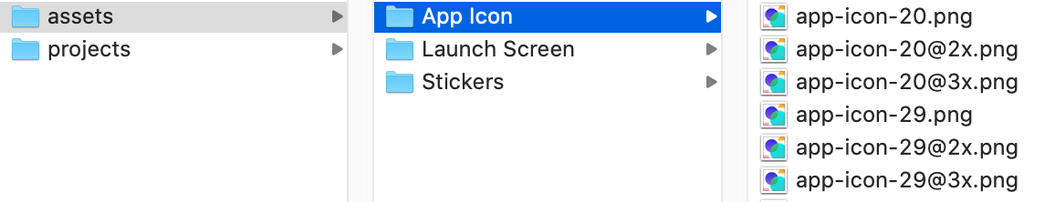 App icon files
