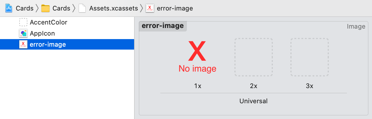Error image
