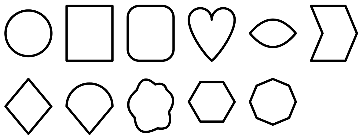 Try these shapes