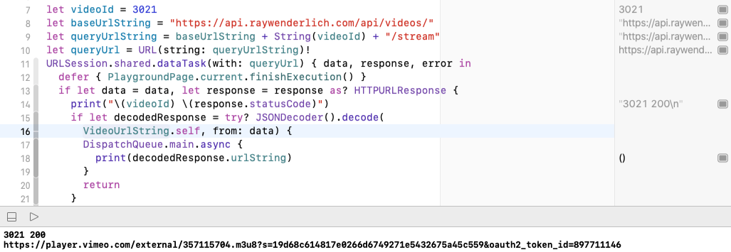Decoding url with flattened JSON.