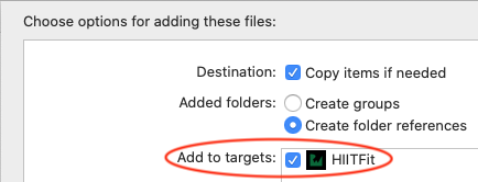 If you add your own videos, check Add to targets.