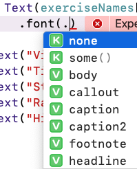Xcode’s auto-suggestions while you type code
